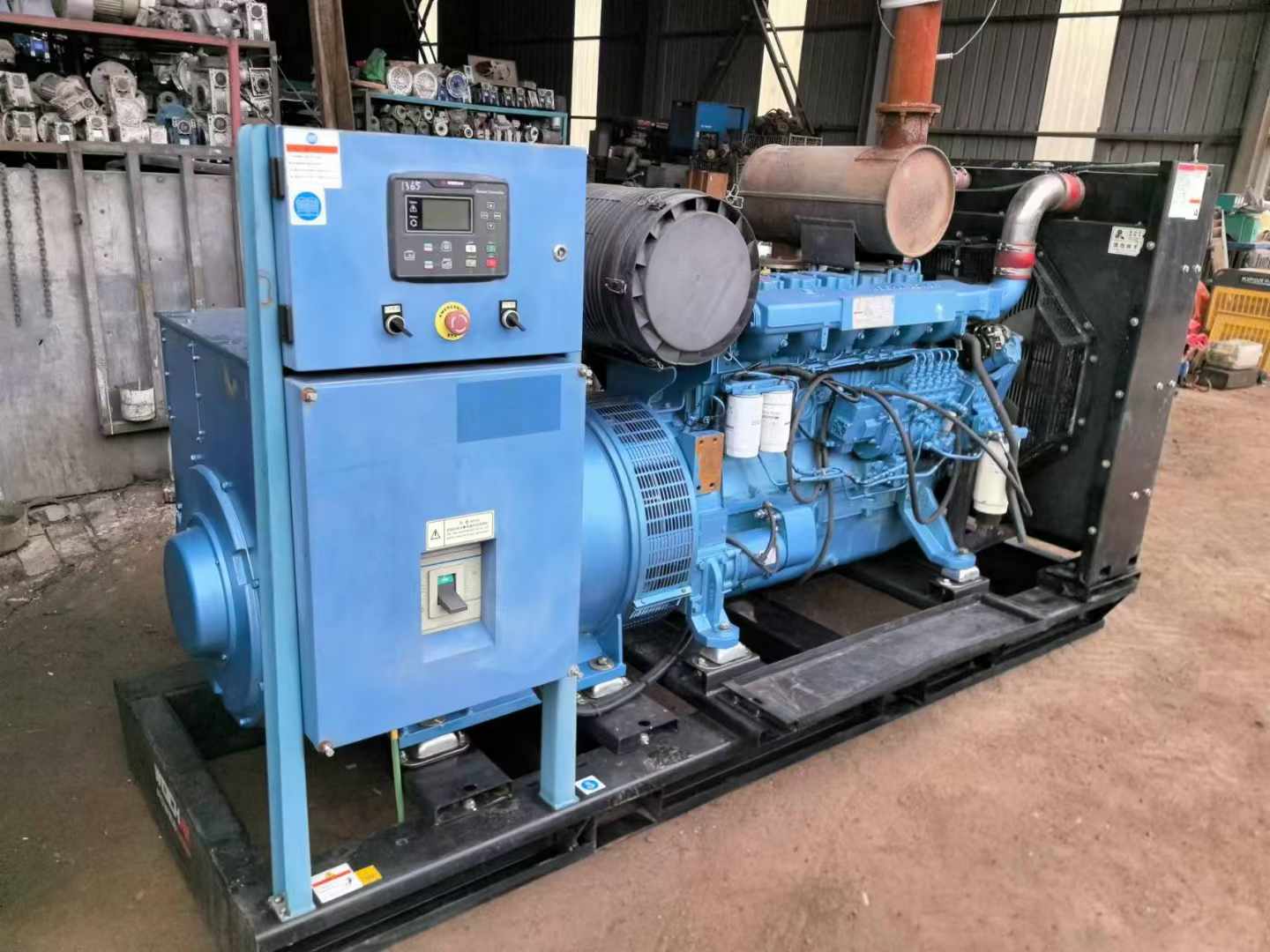 船营500kW 柴油发电机组可带动设备功率的计算公式是什么？